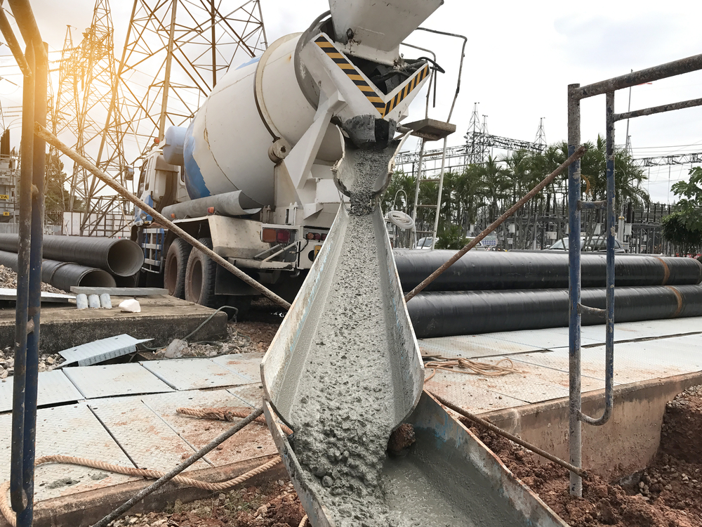 mix on site concrete
