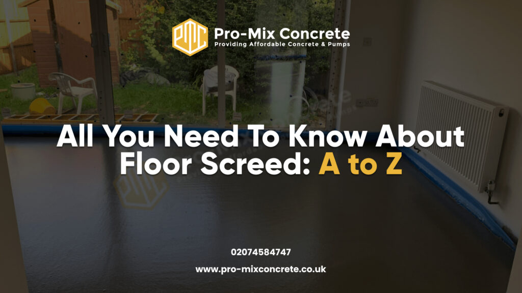 all you need to know about floor screed a to z