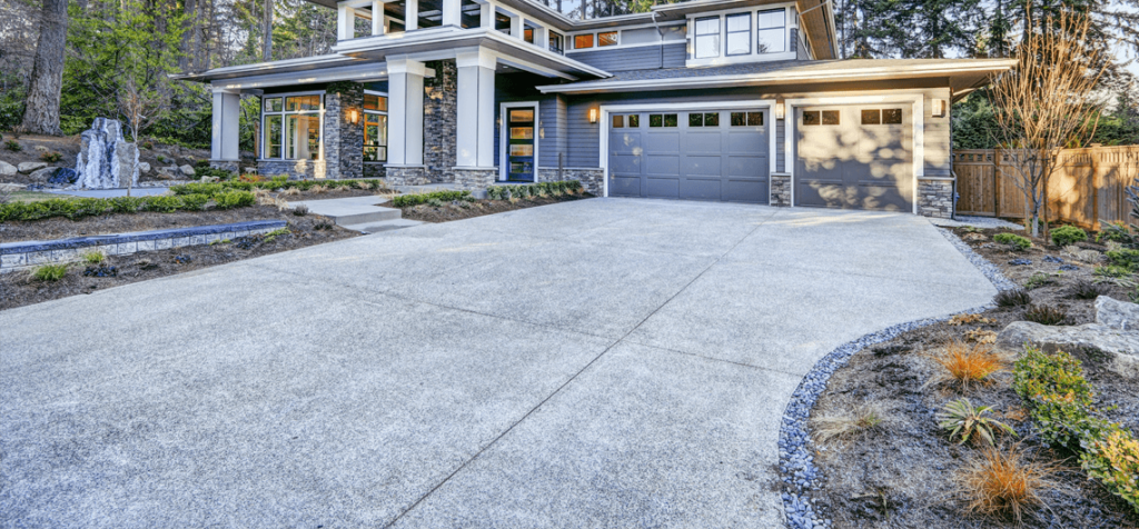 How to Improve an Ugly Concrete Driveway
