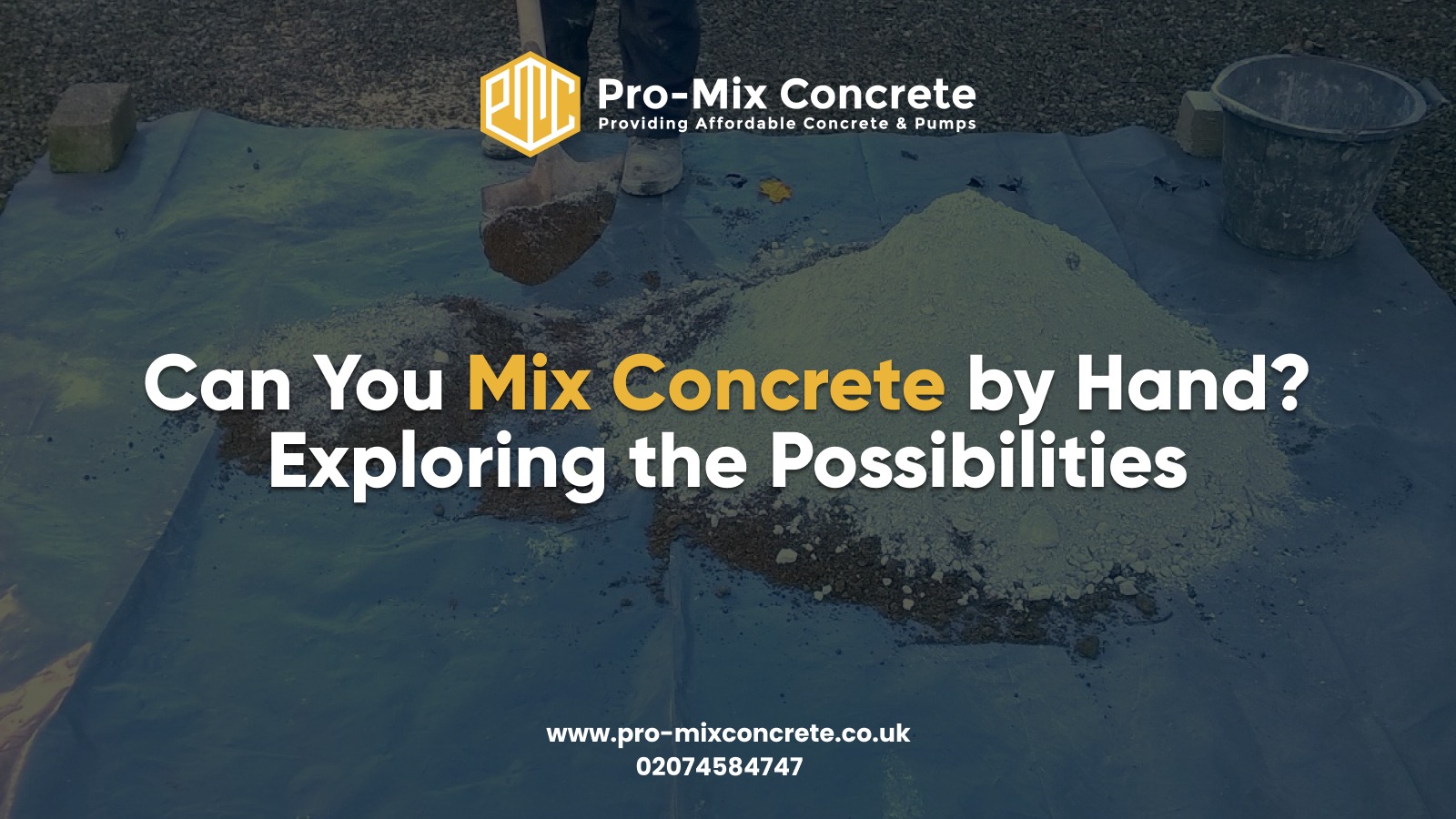 can you mix concrete by hand exploring the possibilities 1