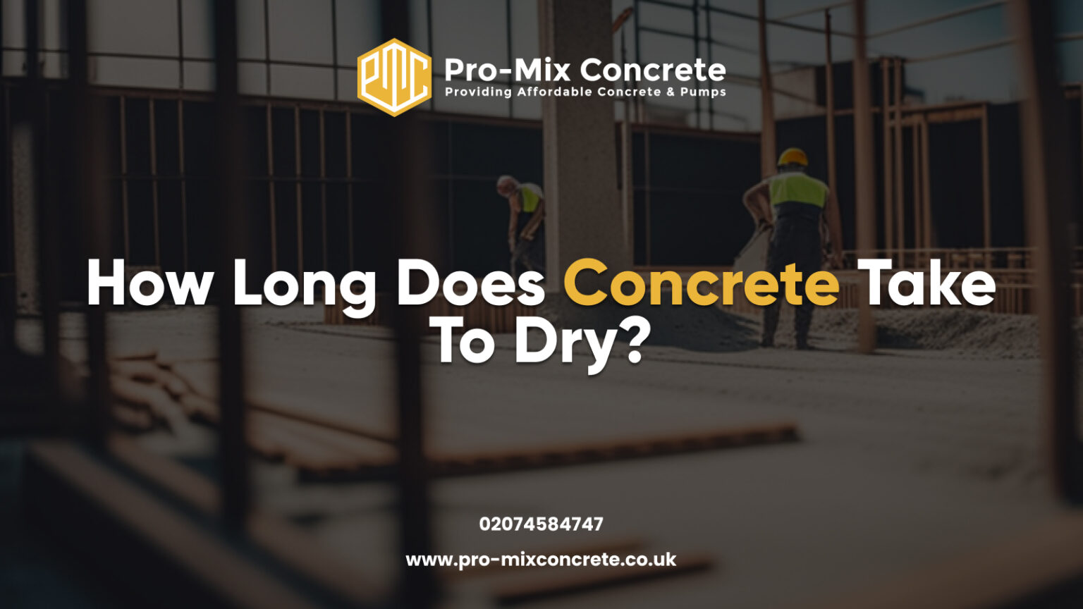How Long Does Concrete Take To Dry? ProMix Concrete LTD