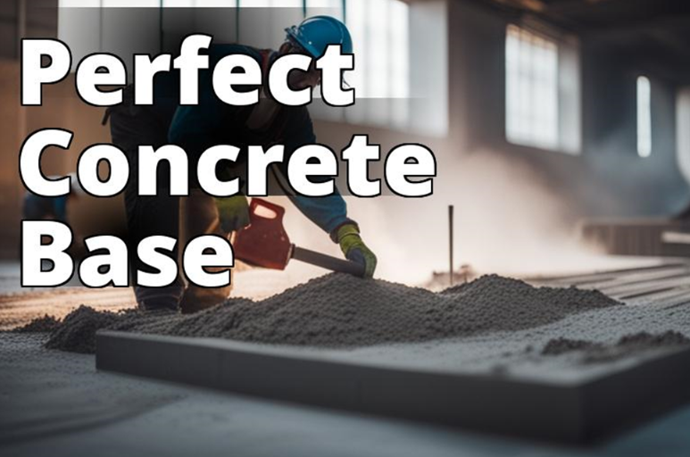 How to Lay a Concrete Base?