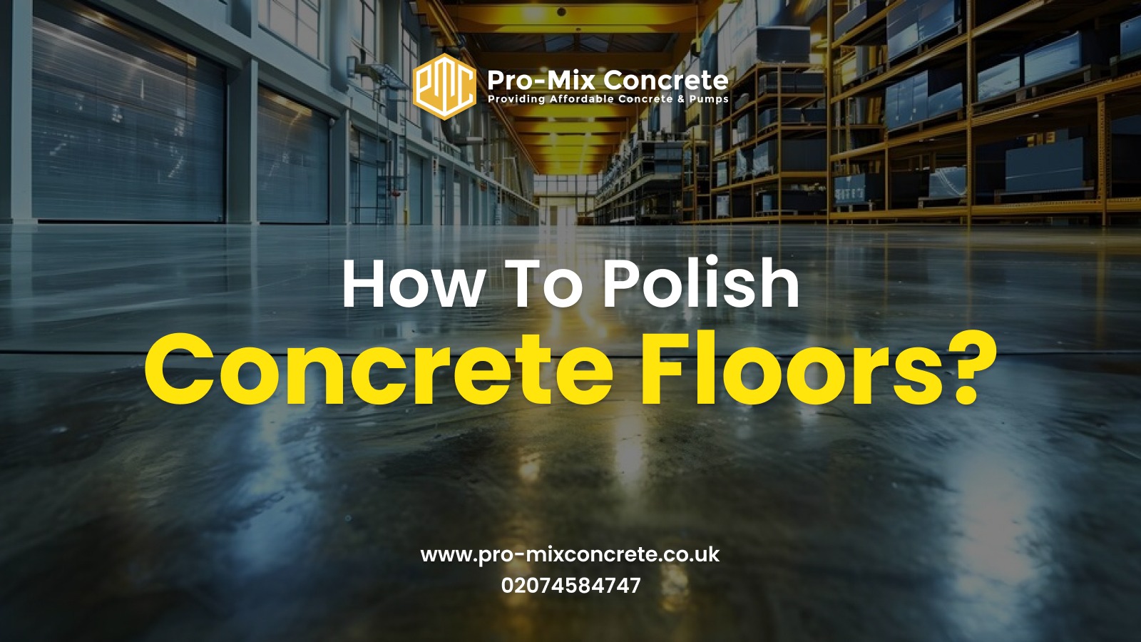 how to polish concrete floors