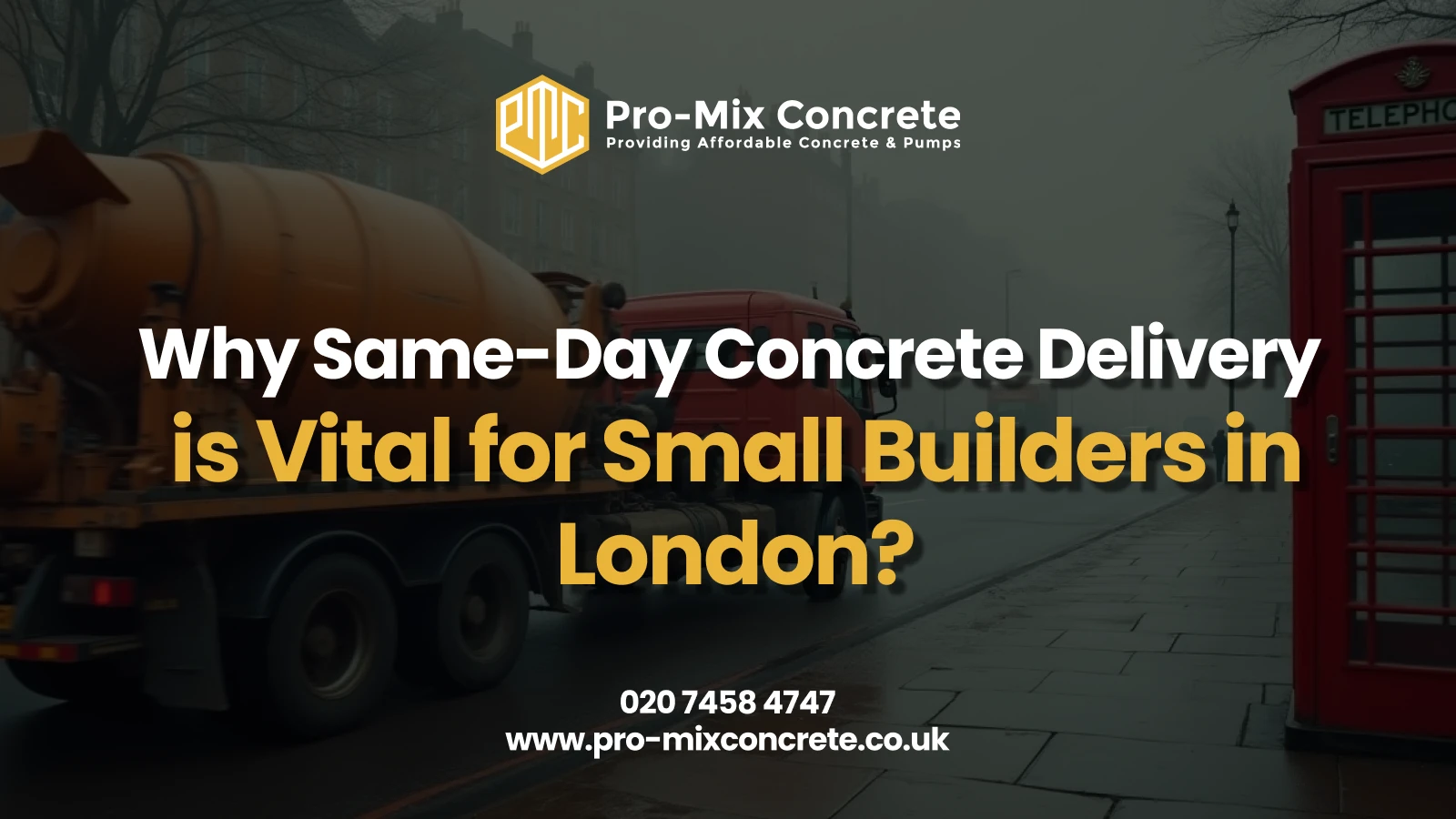 same day concrete delivery in the uk