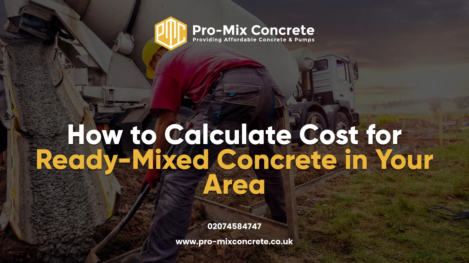 How to Calculate Cost for Ready-Mixed Concrete.