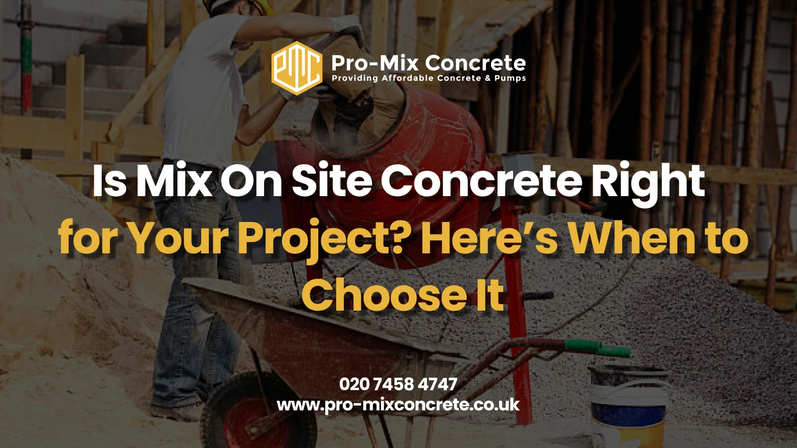 Is Mix On Site Concrete Right for Your Project_ Here’s When to Choose It