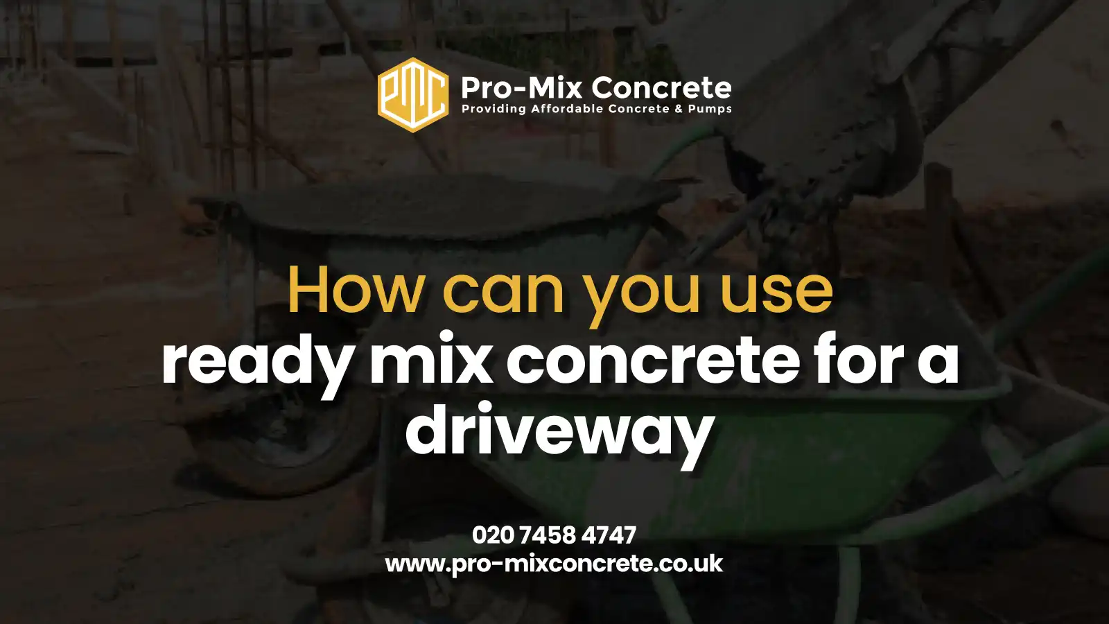 Ready Mix Concrete for Driveways