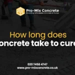 How long does concrete take to cure