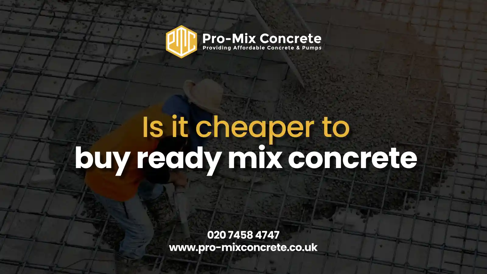 Is Ready Mix Concrete Cheaper