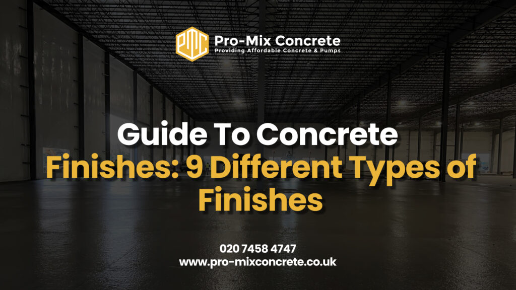 Concrete Finishes