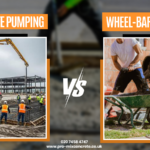 Concrete Pumping vs Wheelbarrowing