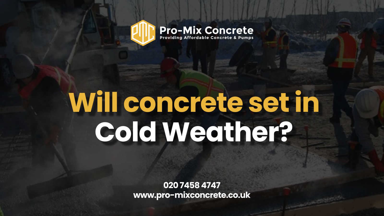 Will concrete set in cold weather_